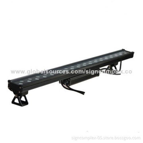 3-in-1 RGB 100W LED wall washers, clean simple front aesthetic with tempered glass